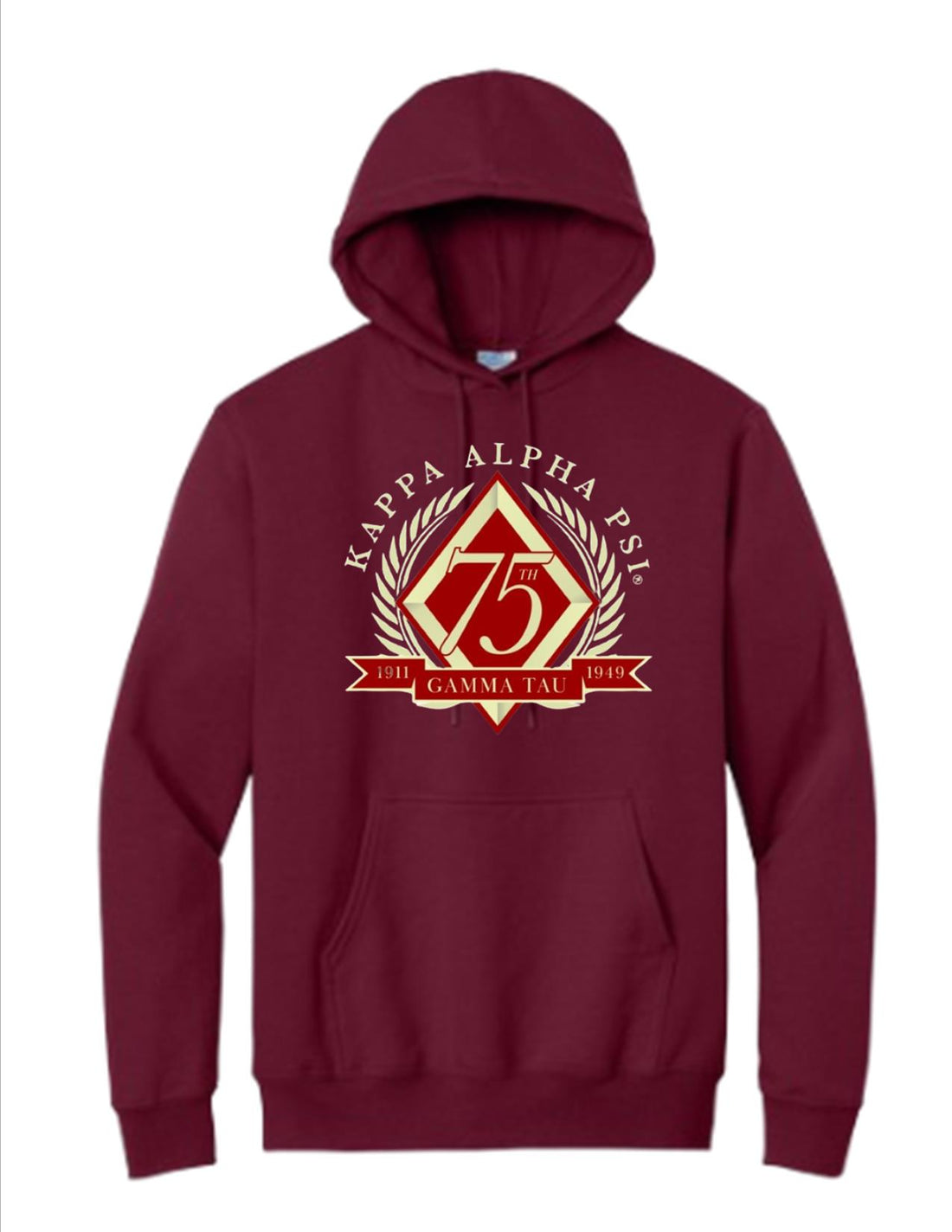 Gamma Tau - 75th Anniversary Hoodie (Crimson)