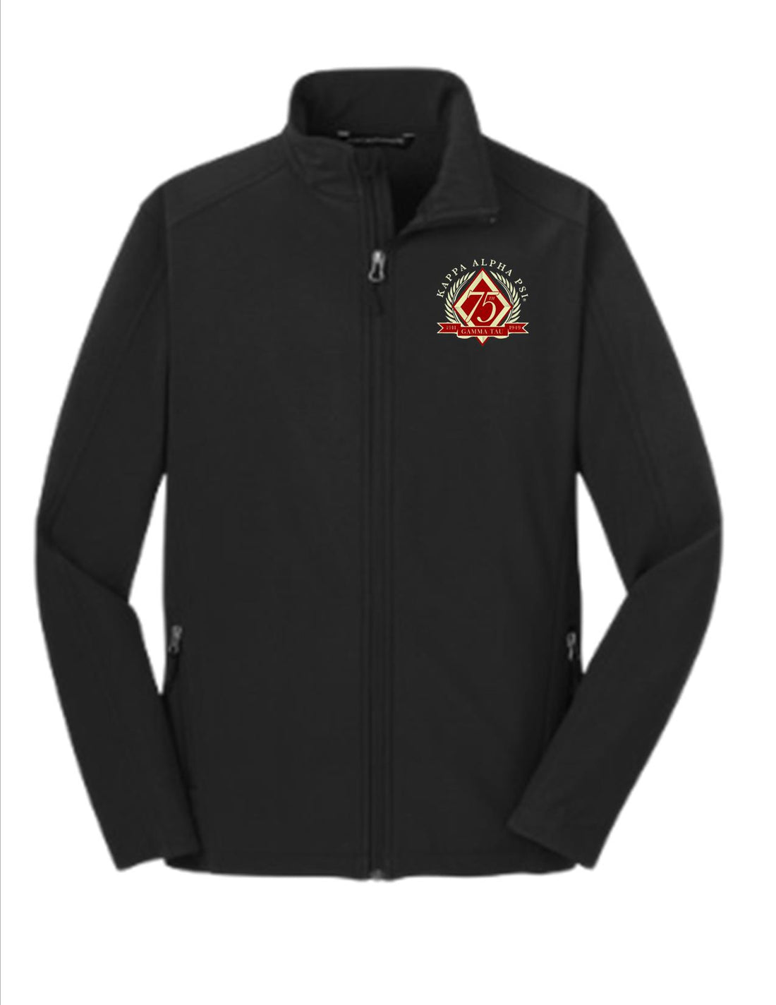 Gamma Tau - 75th Anniversary Soft-Shell Jacket (Black)