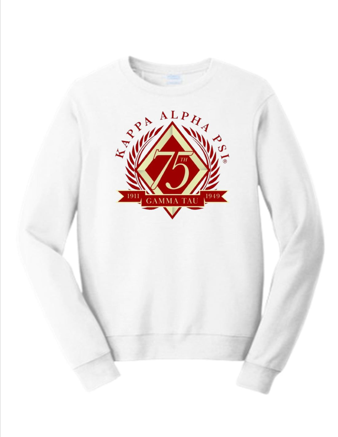 Gamma Tau - 75th Anniversary Sweatshirt (White)