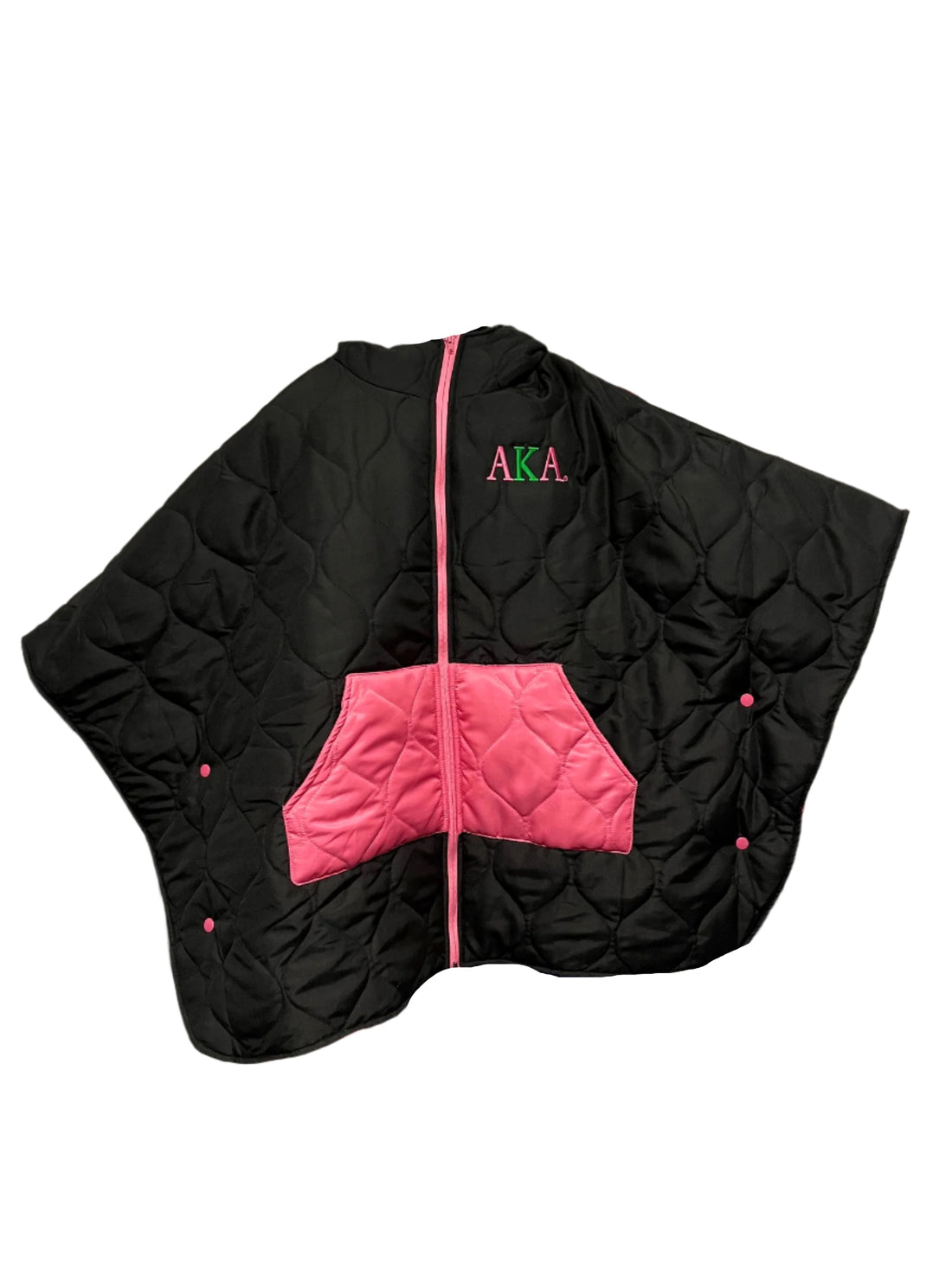 AKA Poncho w/ Hood - Black