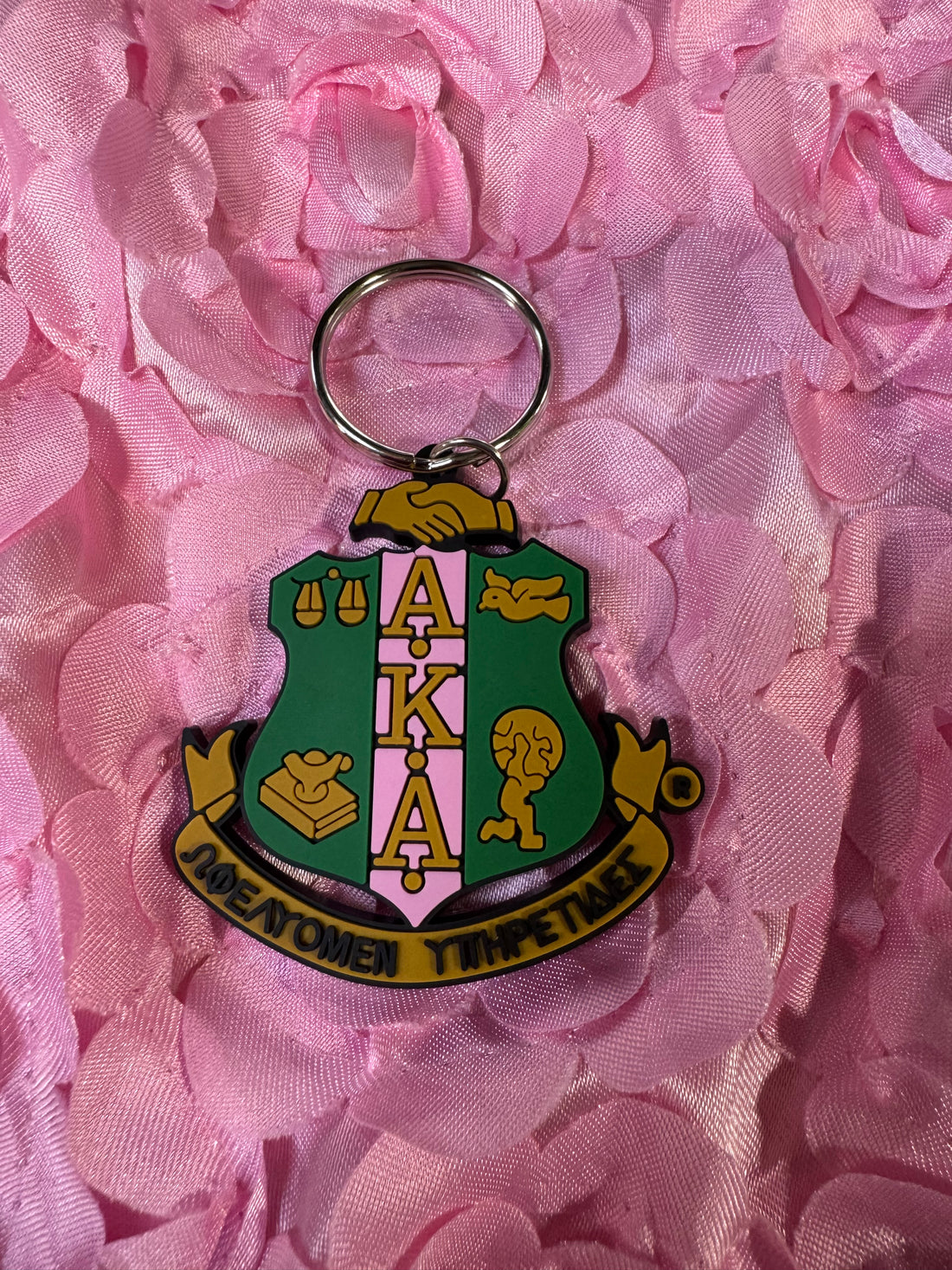 Alpha Kappa Alpha Shield Key Chain
