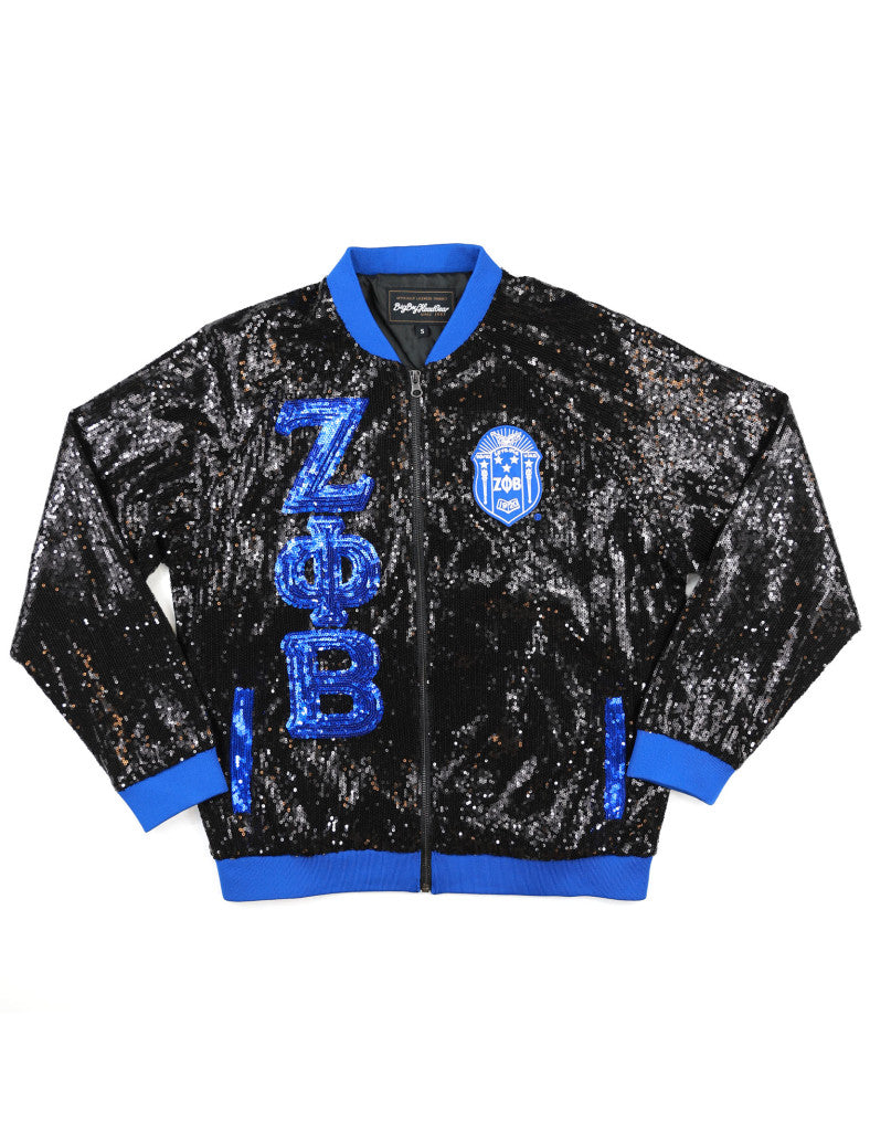 Zeta Phi Beta All-Sequin Jacket