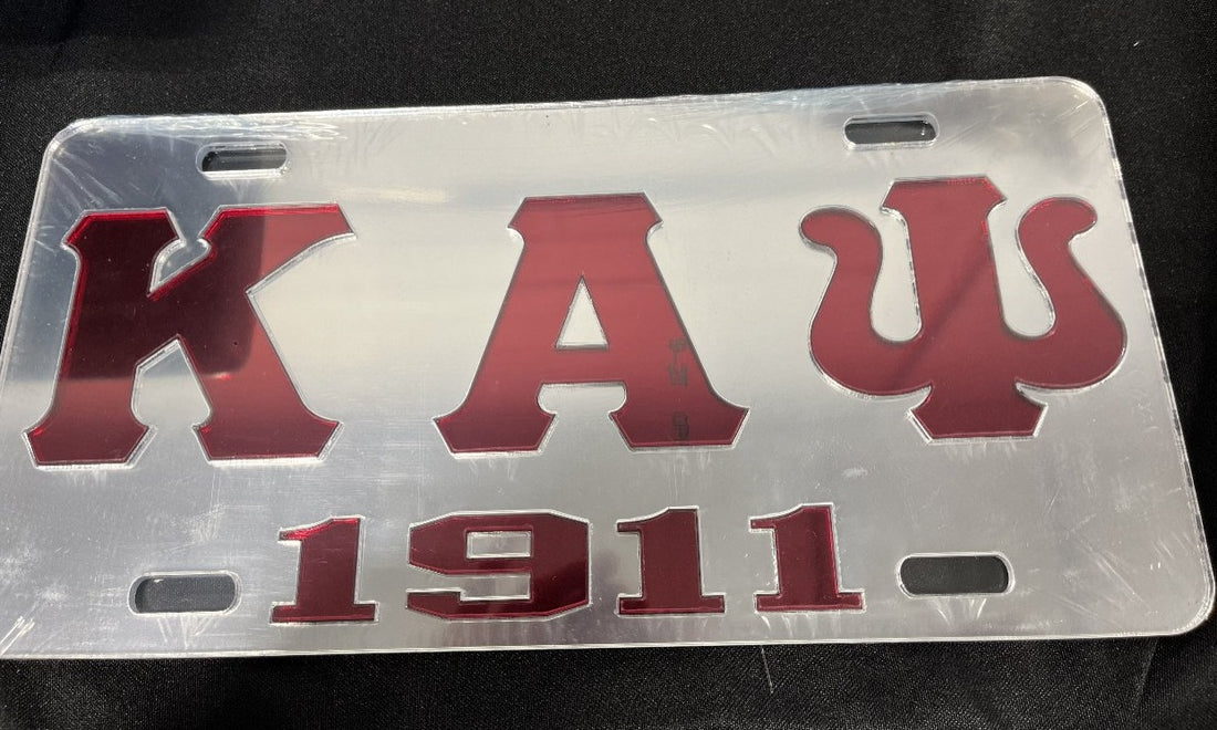 Kappa Licence Plate - Silver