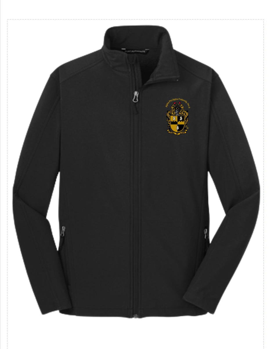 Alpha Phi Alpha SoftShell Microfiber Jacket Uzuri Greek