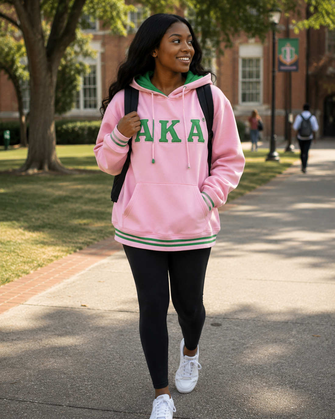AKA Pink Hoodie Pullover