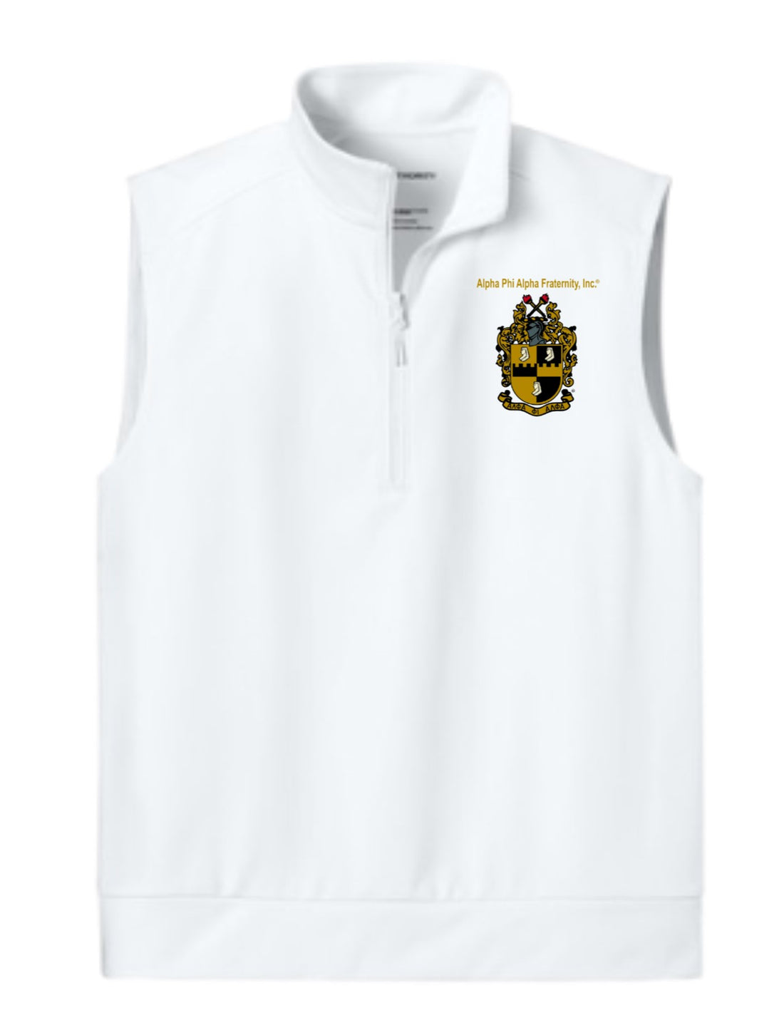 Alpha Phi Alpha Double Knit 1/4 Zip Vest