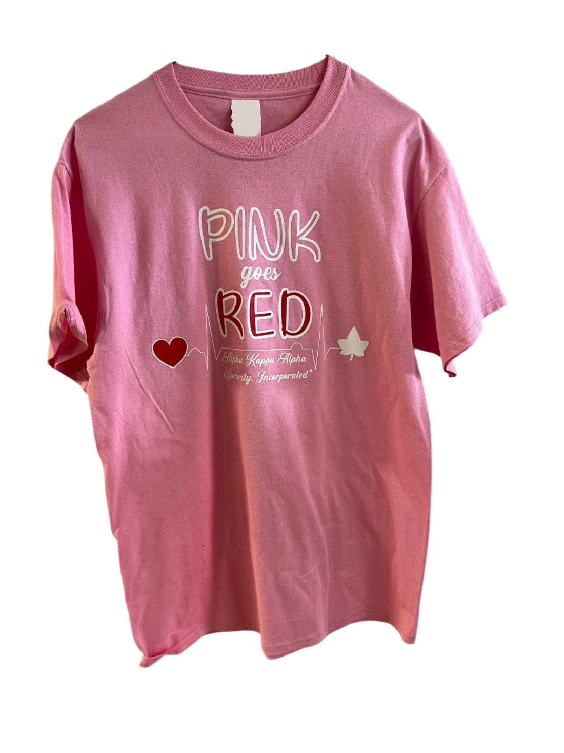 Pink Goes Red Tee Shirt