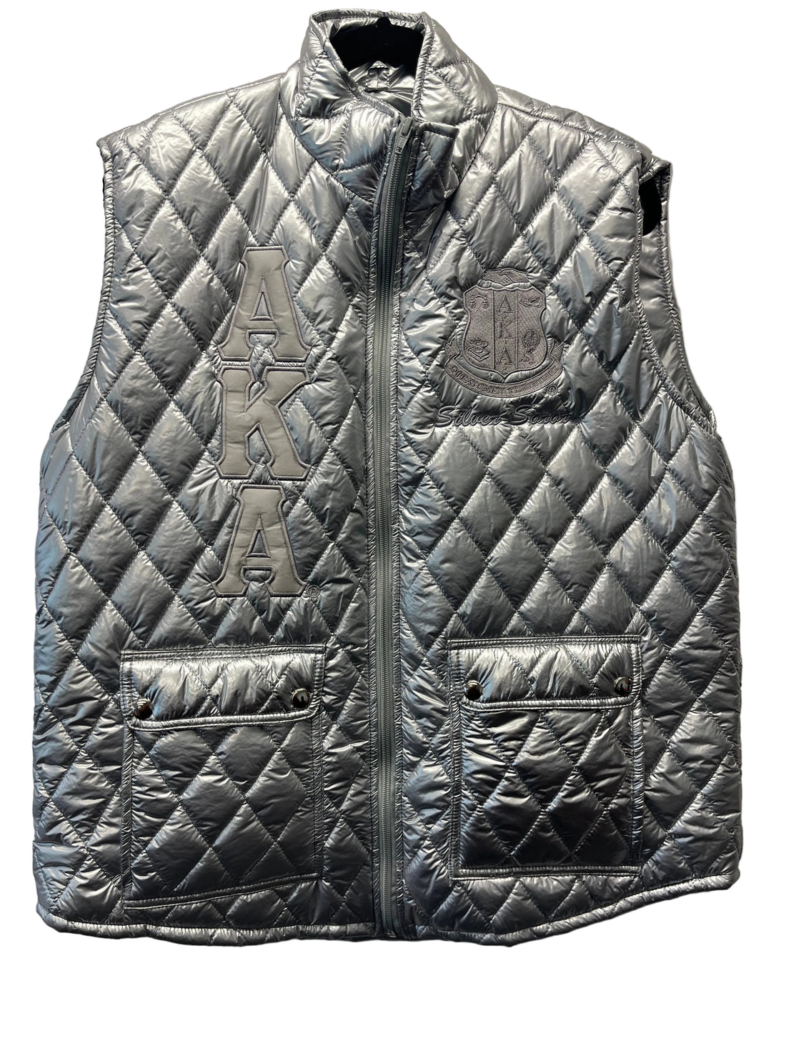 AKA Silver Soror Vest