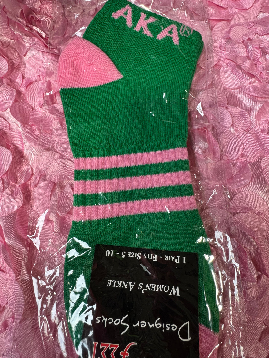 Alpha Kappa Alpha Ankle Socks