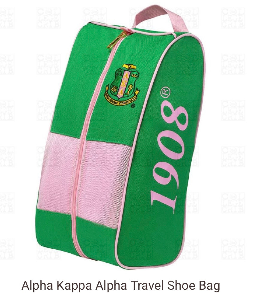 Alpha Kappa Alpha Travel Shoe Bag