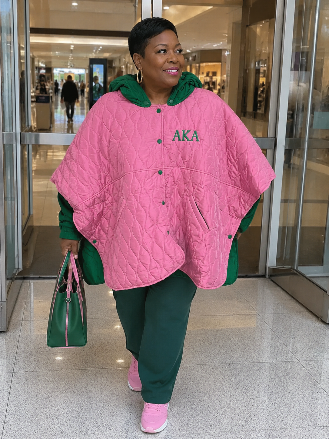 AKA Button-up Poncho w/ Detachable Hood