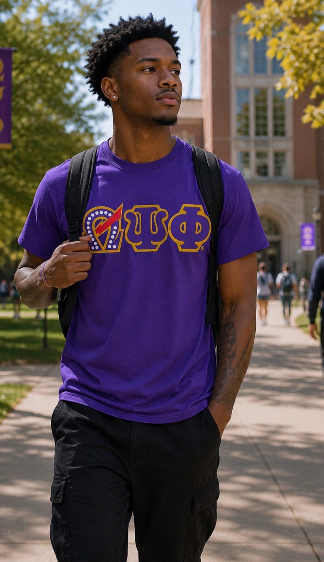 Omega Phi Psi 'Thunderbolt' Tee Shirt
