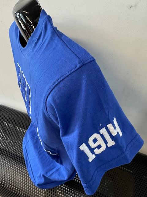 PHI BETA SIGMA Blue Chenille Shirt