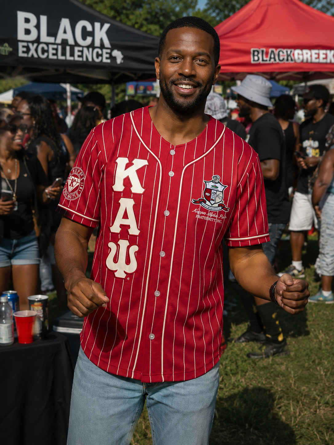 Kappa Baseball Jersey - Crimson