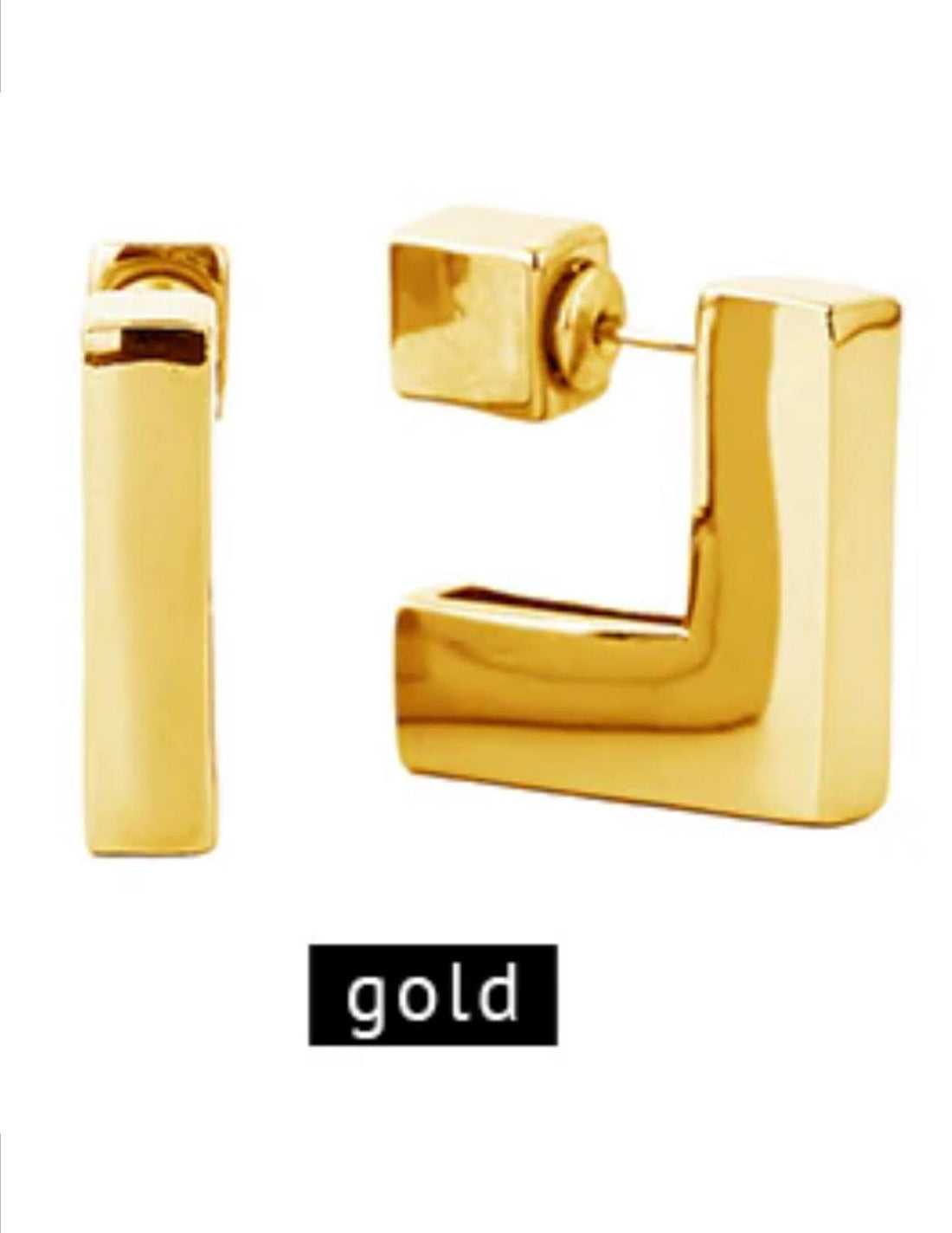 AKA 14k Gold Dipped Post Earring