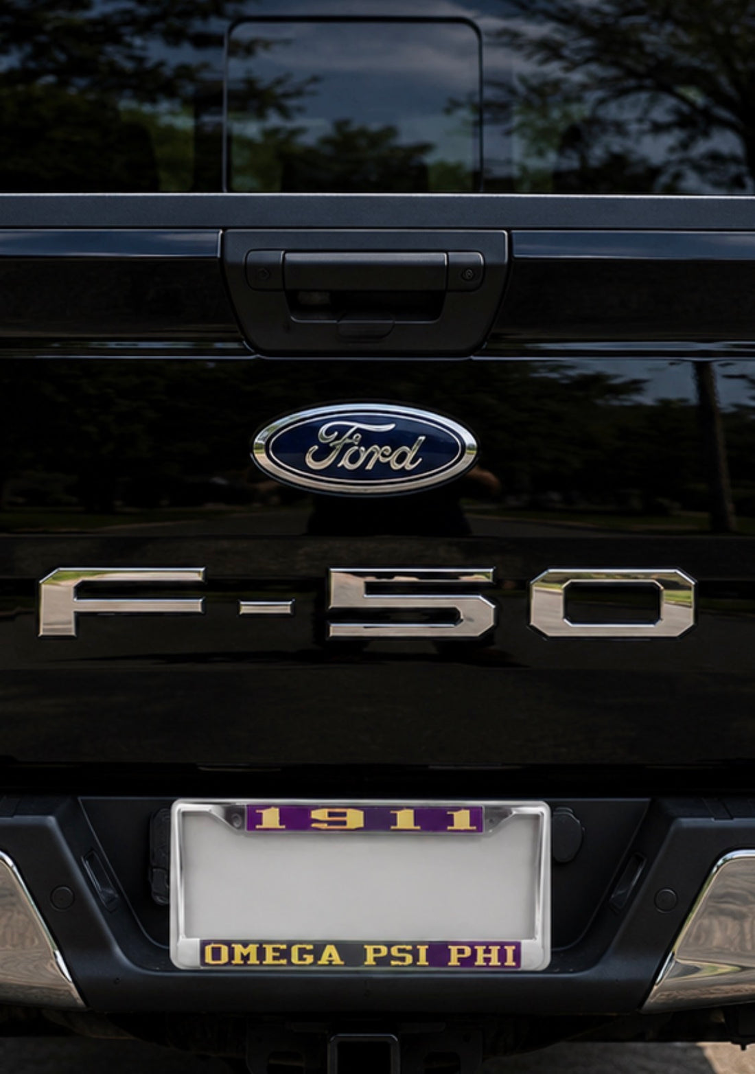 Omega Psi Phi 1911 License Plate