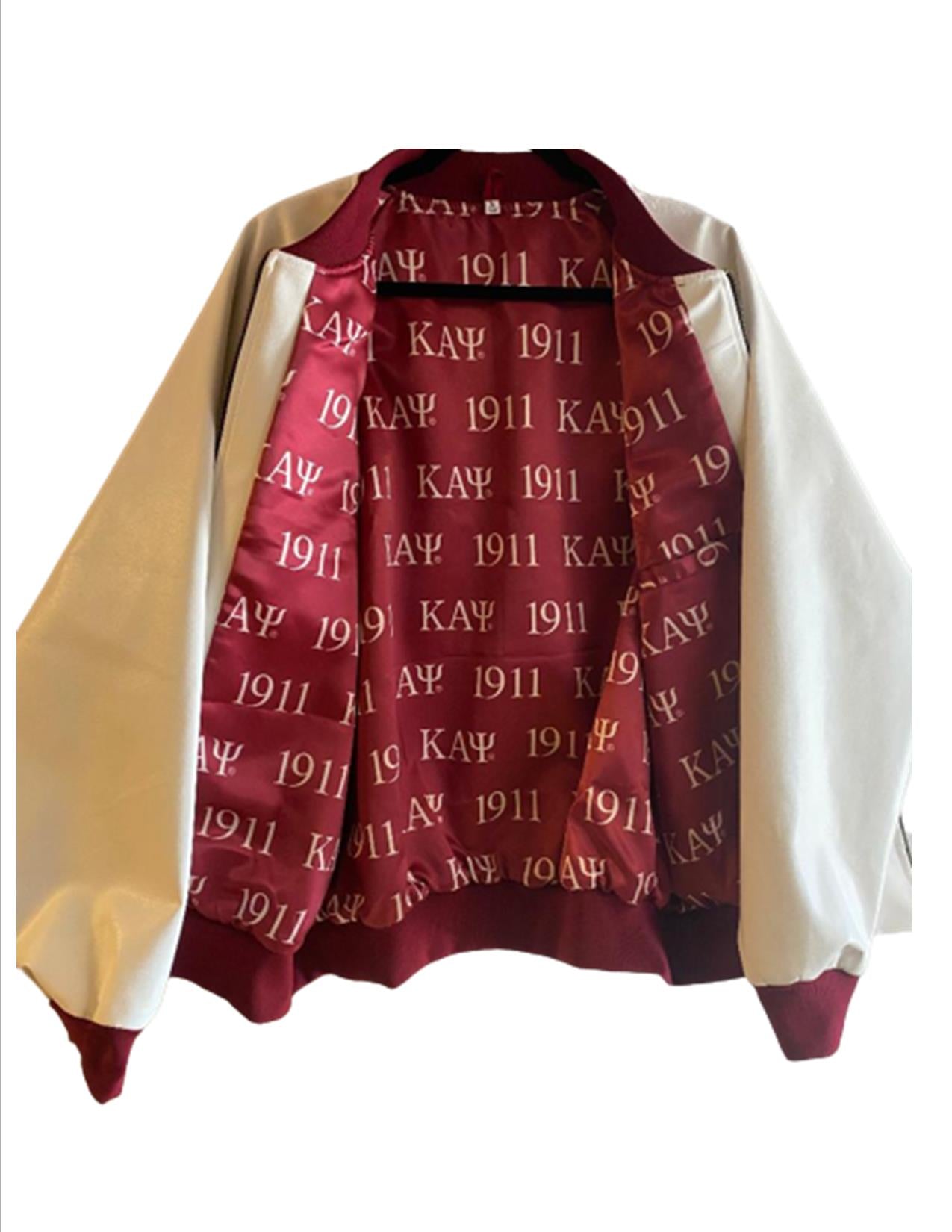 Kappa leather jacket on sale