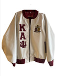 Kappa P/U Cream Leather Jacket