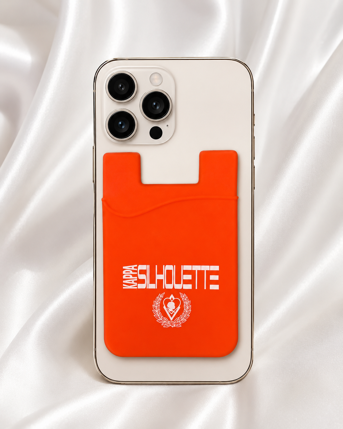 Kappa Silhouette Cell Phone Card Holder