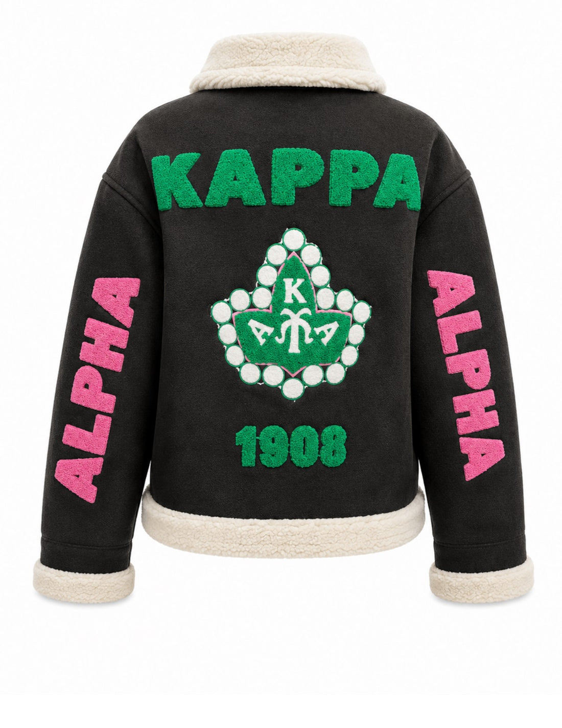 Alpha Kappa Alpha Shearling Aviator Jacket