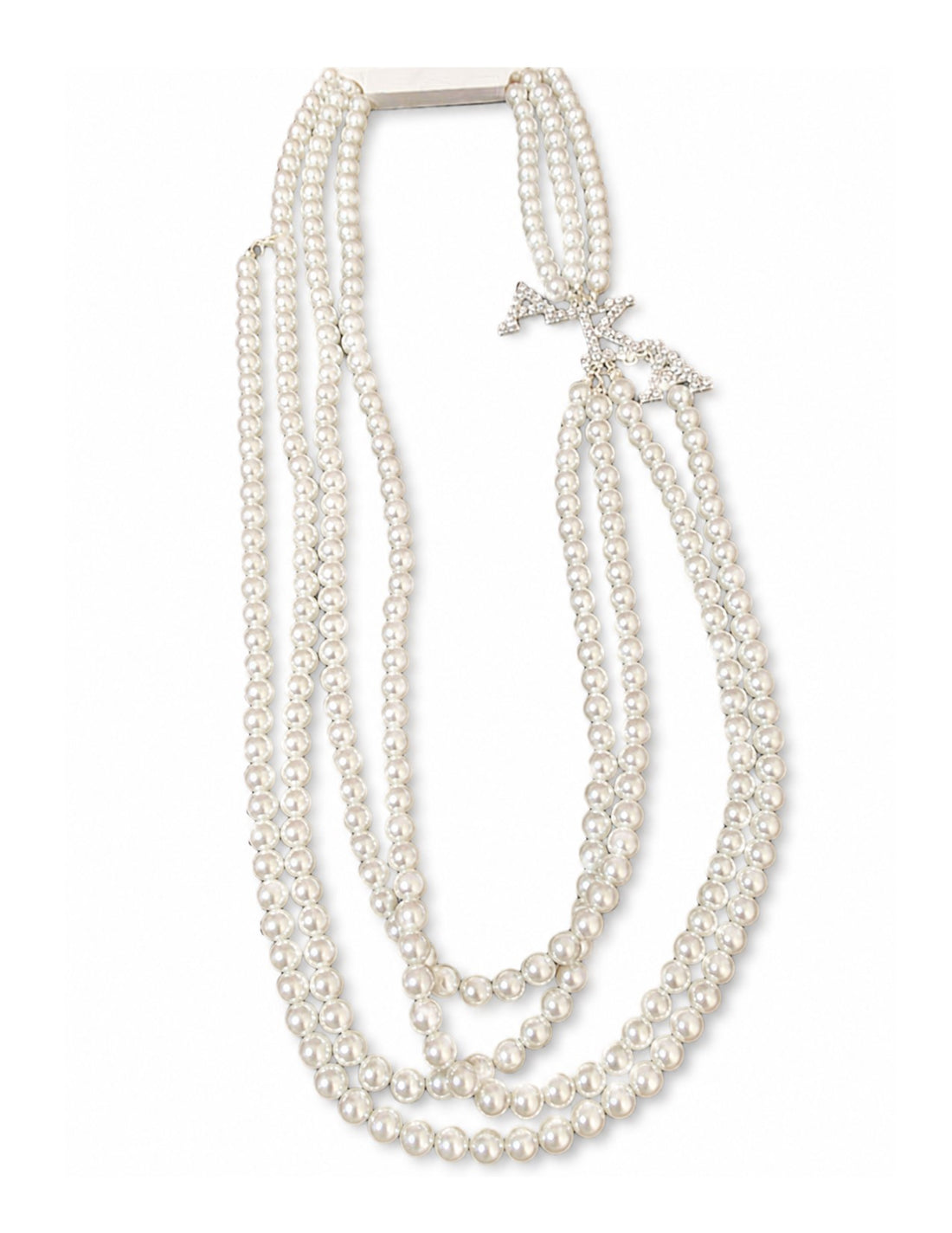 AKA PEARL QUADRUPLE STRAND PEARL NECKLACK