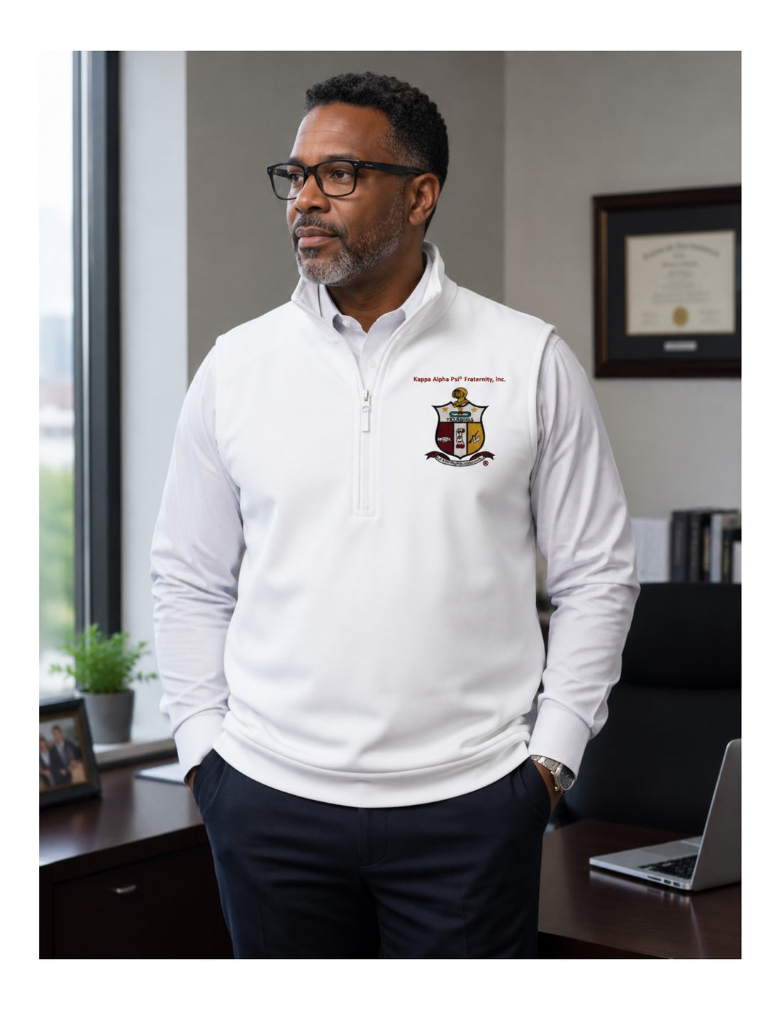 Kappa Double Knit 1/4 Zip Vest