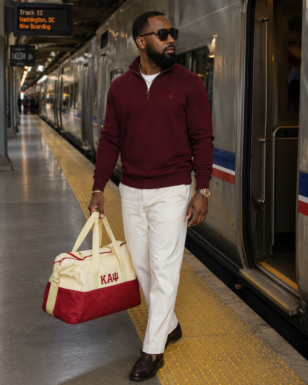 Kappa Duffle Bag (w/Toiletry Bag)