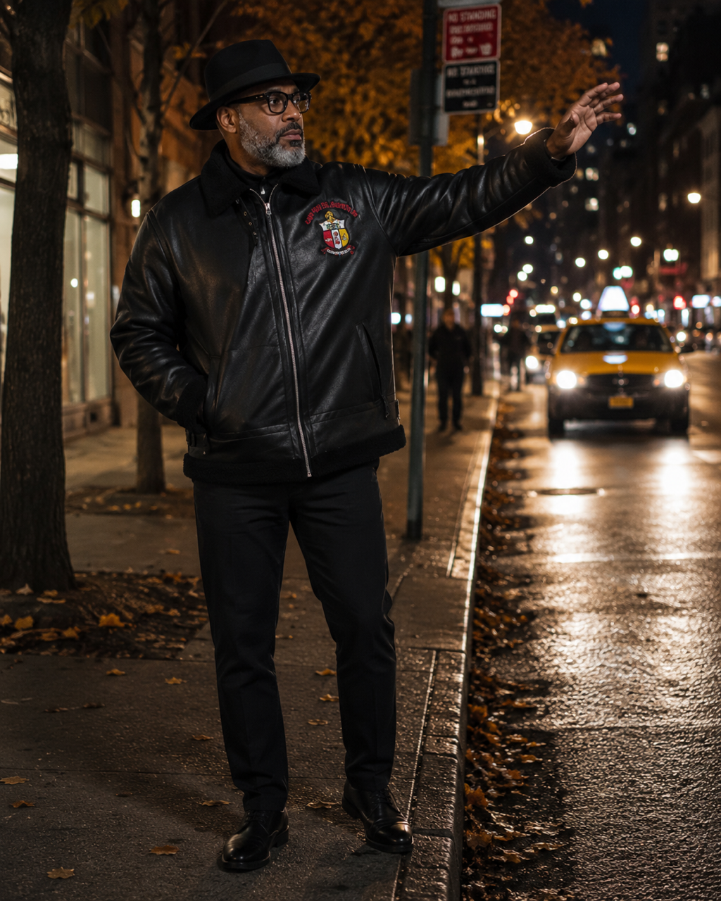 Kappa B3 Shearling Bomber Leather Jacket