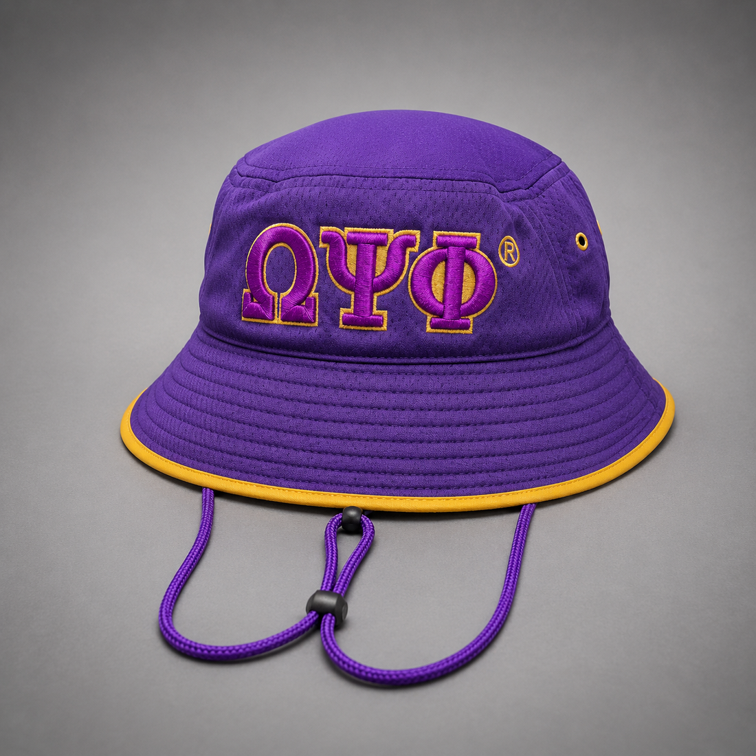 OMEGA PSI PHI BUCKET HAT
