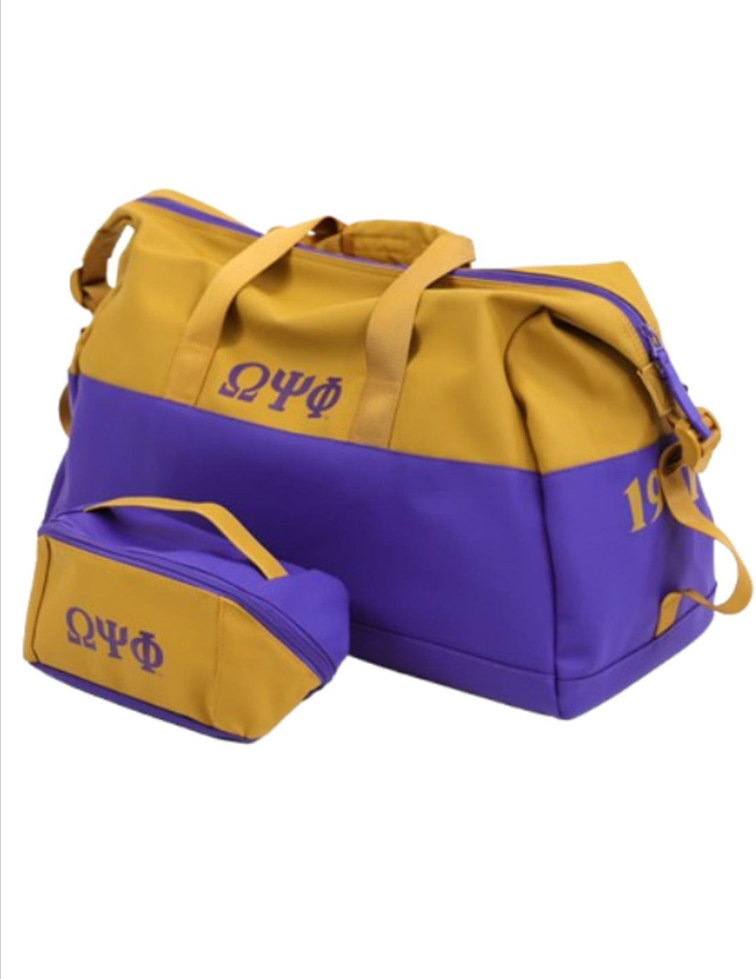 Omega Psi Phi Duffle Bag (w/Toiletry Bag)