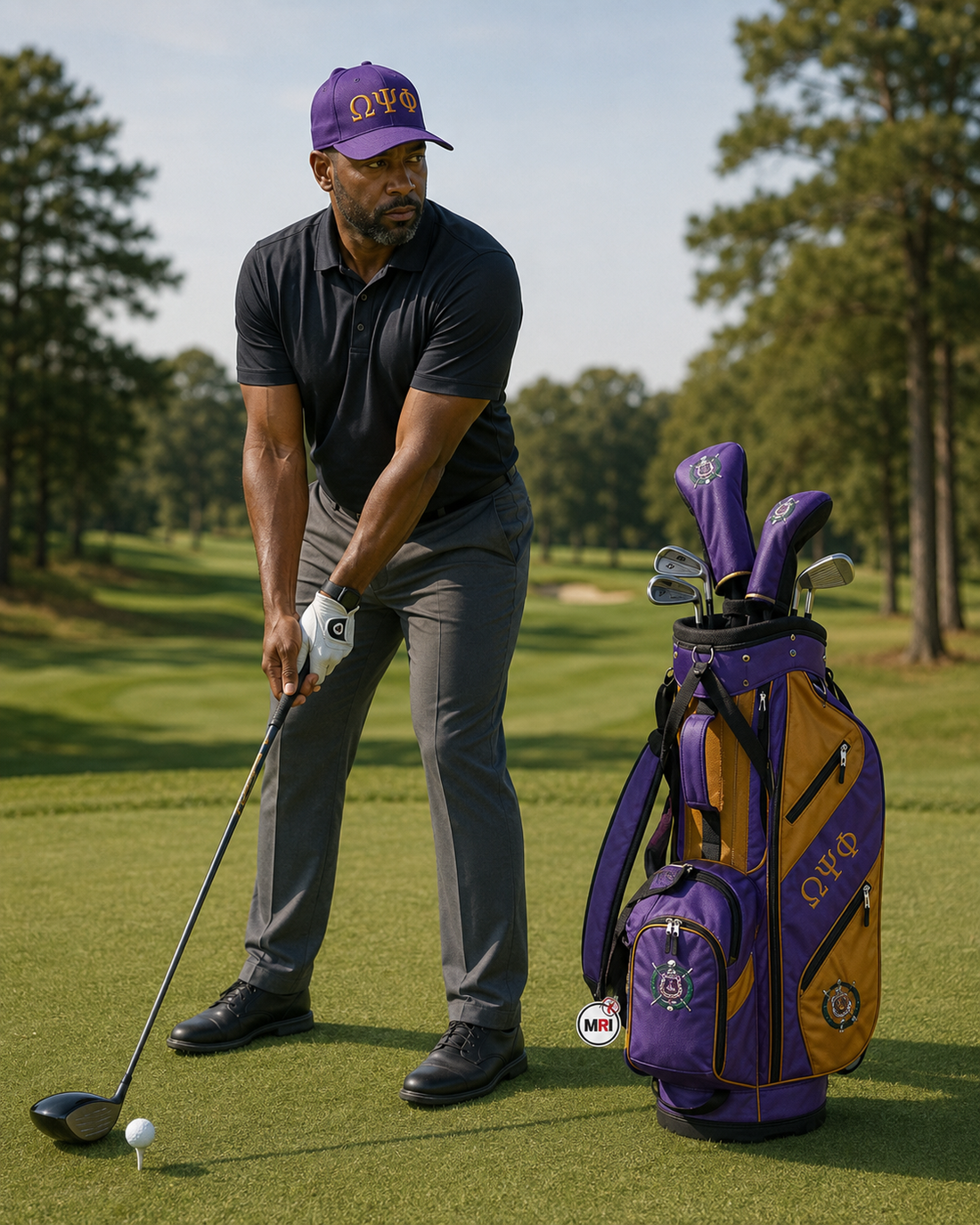 Omega Psi Phi Golf Bag