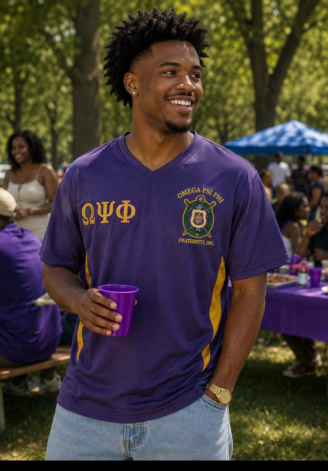 OMEGA V-NECK SHIRT