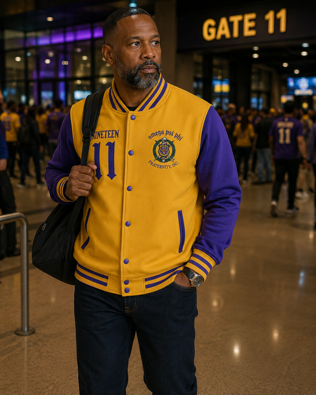 Omega Psi Phi Fleece Jacket