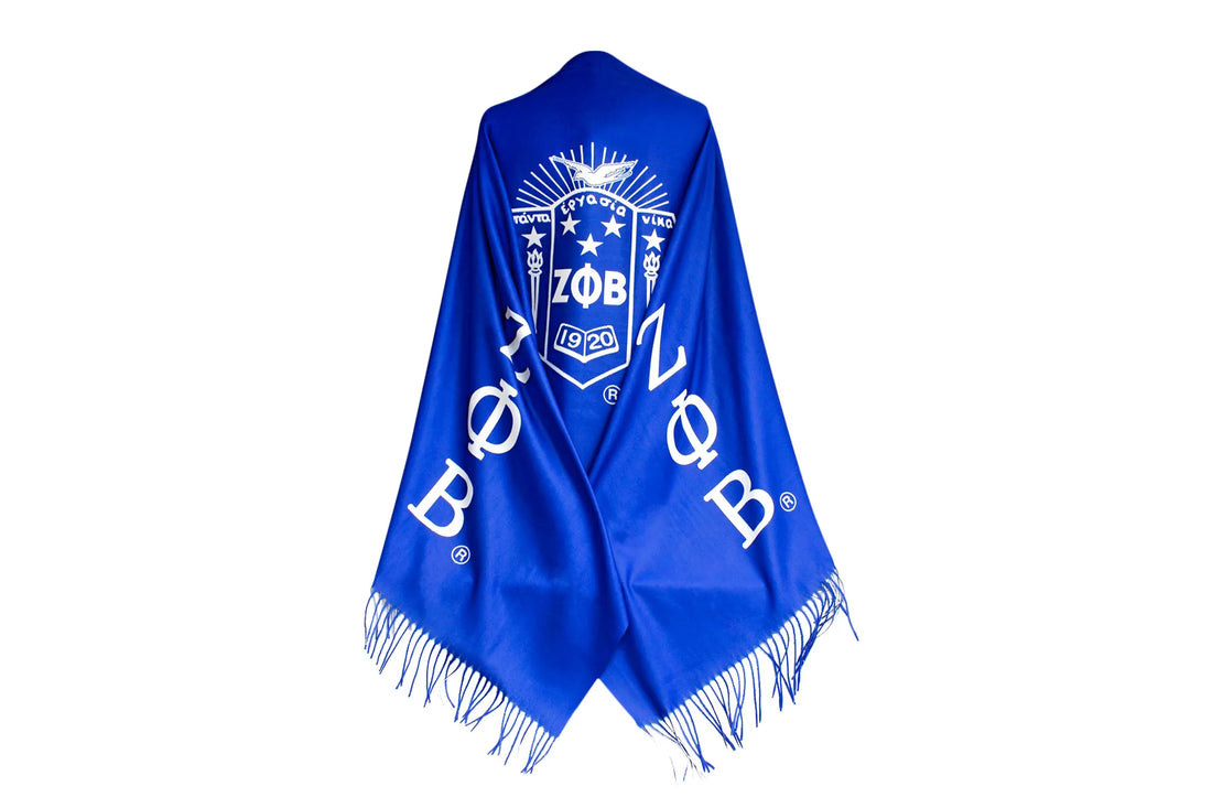 Zeta Phi Beta Shield Fashion Shawl Scarf