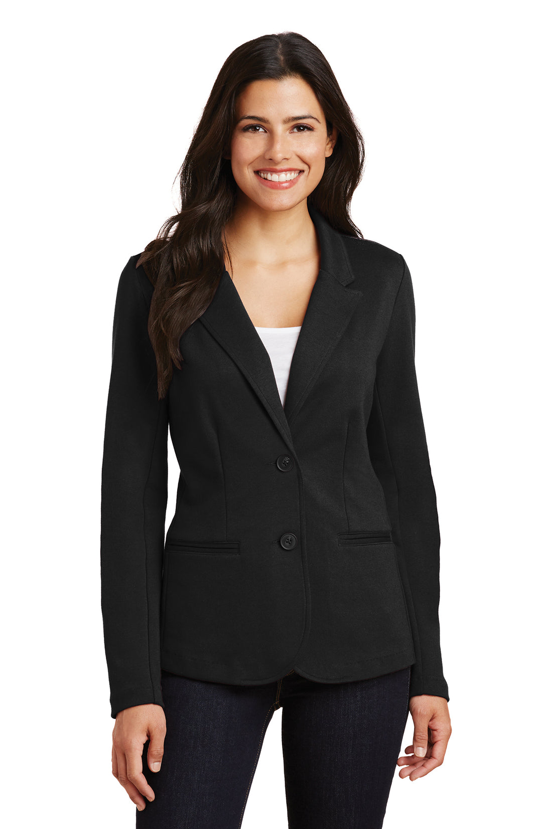 Wedgewood Middle Schools Ladies’ Knit Blazer Embroidered