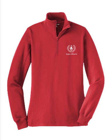 Kappa Silhouette 1/4 Zip Pullover (Red)
