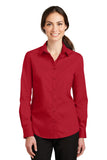 CCS Ladies Long Sleeve Cotton Twill with Apple Logo