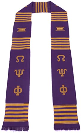 Omega Psi Phi Handwoven Kente Stole