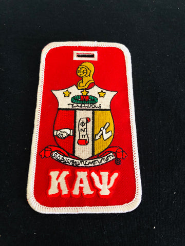 Kappa Luggage Tag with Shield