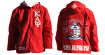 Kappa Jacket Windbreaker (Red) with Hood