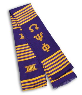 Omega Psi Phi Handwoven Kente Stole